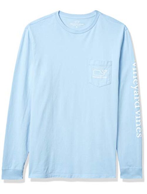 vineyard vines Men's Long Sleeve Modern Whale Pocket T-Shirt