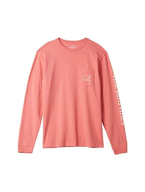 vineyard vines Men's Long Sleeve Modern Whale Pocket T-Shirt