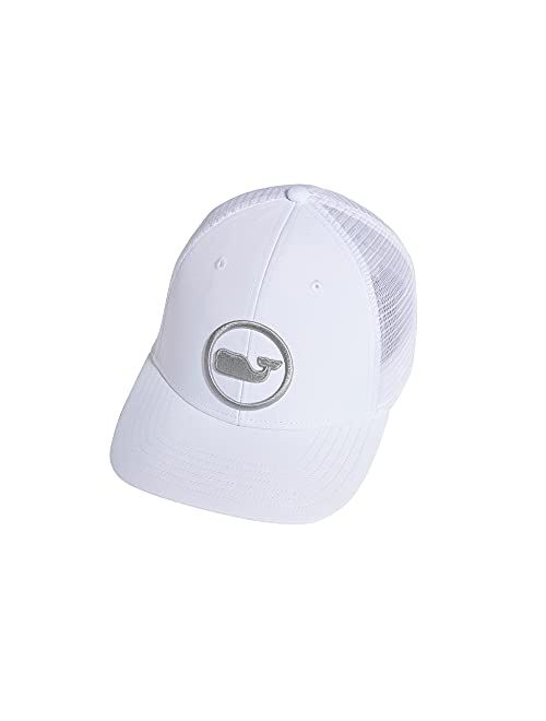 vineyard vines Men's Whale Dot Performance Trucker Hat