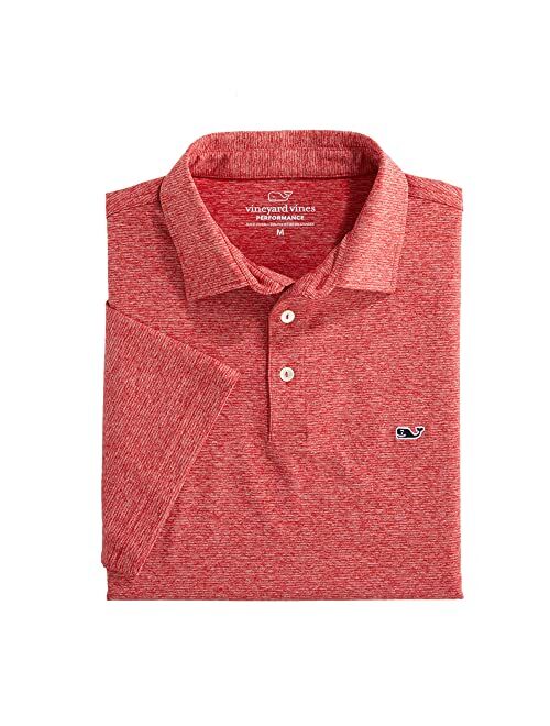 vineyard vines Men's St. Jean Short Sleeve Stripe Sankaty Polo