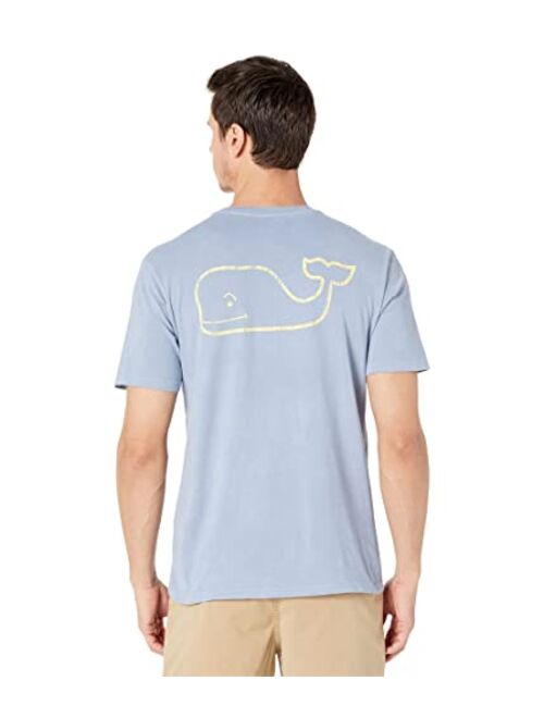 vineyard vines Men's Short-Sleeve Garment Dyed Vintage Whale Pocket Tee