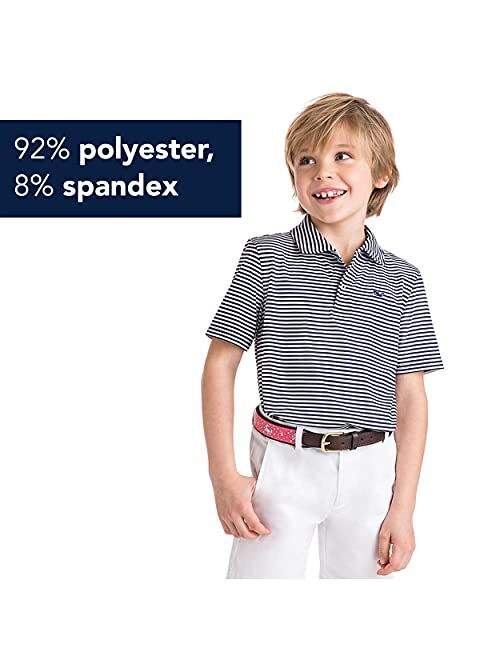 vineyard vines Boy's Winstead Stripe Sankaty Polo