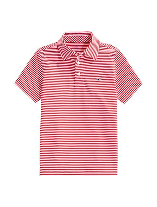 vineyard vines Boy's Winstead Stripe Sankaty Polo