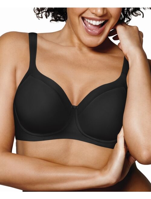 Playtex Women's Secrets Shapes & Supports Balconette Full Figure Wirefree Bra US4824