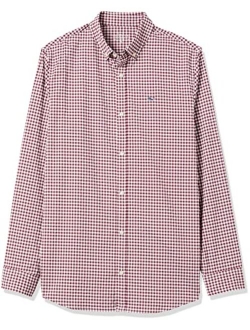 Boys' Arawak Gingham Long Sleeve On-The-go Performance Whale Shirt