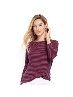 Women's Boatneck Simple Tee