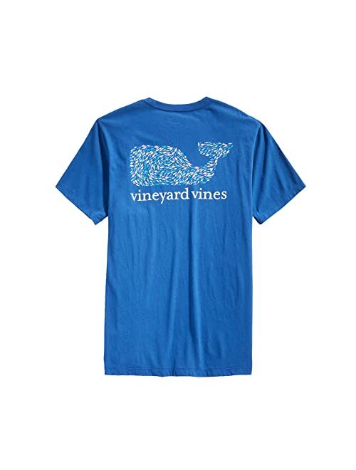 vineyard vines Men's Short-Sleeve Fish Swirl Whale Fill T-Shirt