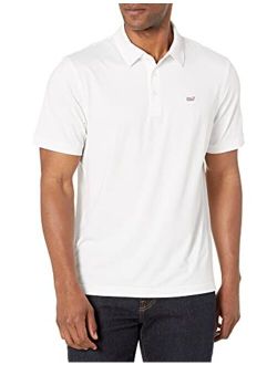 Men's St Kitts Solid Short Sleeve Sankaty Americana Polo