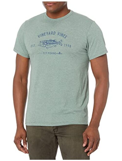 vineyard vines Men's Short-Sleeve Fly Fishing Bass Dunes T-Shirt