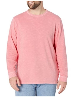 Men's Island Garment Dyed Slub Crew Neck