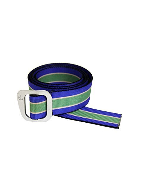 Defender Aluminum Slide Web Belt in Colorful Patterns Made in USA by Thomas Bates