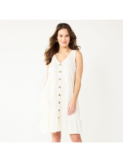 Sleeveless Tiered Knit Dress