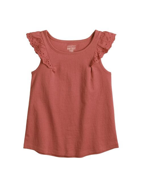 Toddler Girl Jumping Beans® Eyelet Flutter Tee