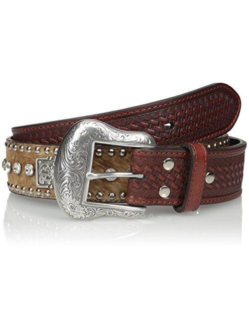 Nocona Belt Co. Men's Clear Bar Bling Western Belt