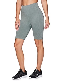 Active Women's Biker Short, Ultra Soft Stretch High Waisted Yoga Bike Short