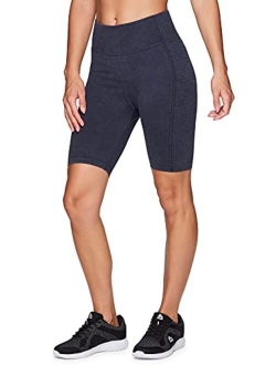 Active Women's Biker Short, Ultra Soft Stretch High Waisted Yoga Bike Short