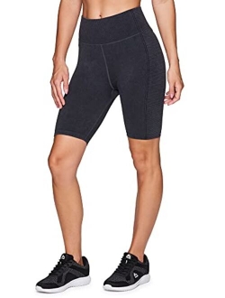 Active Women's Biker Short, Ultra Soft Stretch High Waisted Yoga Bike Short