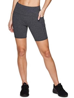 Active Women's Cotton Spandex High Waist Running Bike Short