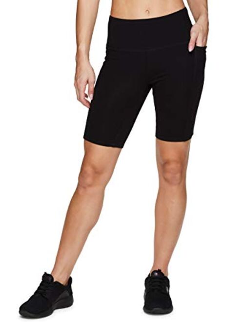 RBX Active Women's Cotton Spandex High Waist Running Bike Short