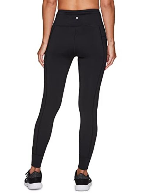 RBX Active Women's Fleece Lined Jogger Legging, Drawstring Waist Legging/Jogger