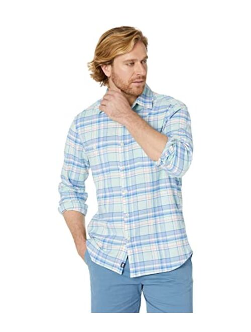 vineyard vines Men's Classic Fit Plaid Island Twill Button-Down Shirt