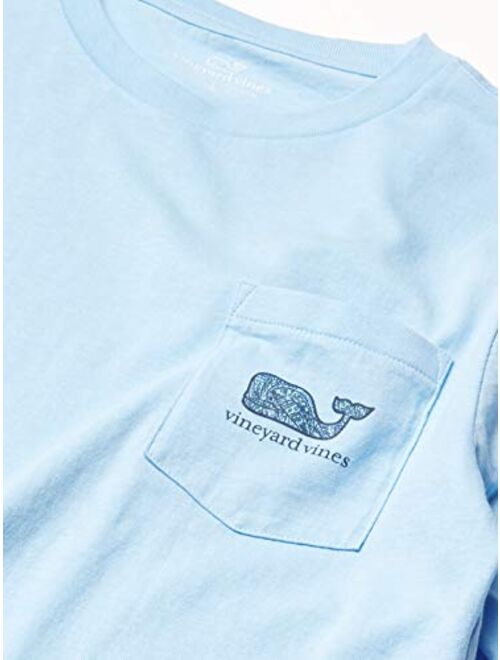 vineyard vines Kids' Magic Fish Fill Lines Pocket Tee