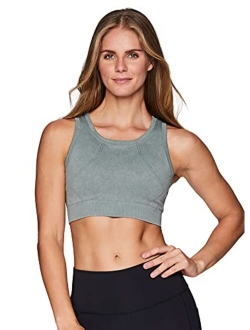 Active Women's Athletic Fashion High Coverage Low Impact Workout Sports Bra