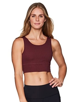 Active Women's Athletic Fashion High Coverage Low Impact Workout Sports Bra