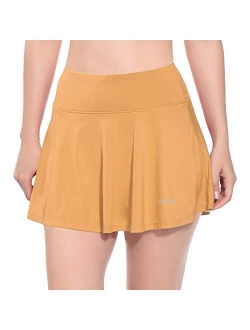 Women's Tennis Skirt Golf Skorts Skirts Athletic Skirts with Shorts Pockets Running Workout Sports