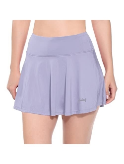 Women's Tennis Skirt Golf Skorts Skirts Athletic Skirts with Shorts Pockets Running Workout Sports