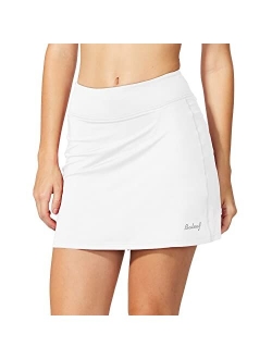 Women's Tennis Skirt Golf Skorts Skirts Athletic Skirts with Shorts Pockets Running Workout Sports