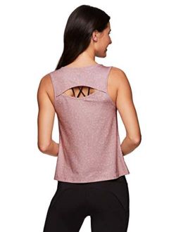 Active Workout Tank Tops for Women, Fashion Soft Crop Tank with Crew Neck