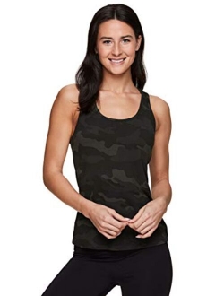 Active Women's Fashion Basics Regular Length Super Soft Flowy Yoga Tank Top