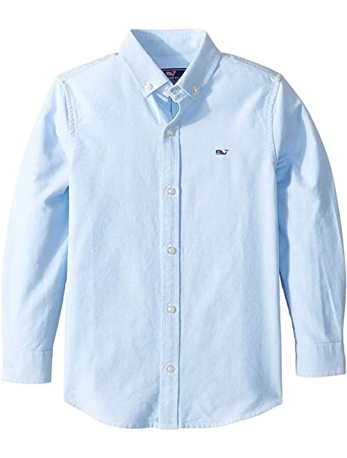 Vineyard Vines Kids Oxford Whale Shirt (Toddler/Little Kids/Big Kids)