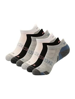 Active Women's Basics 6-Pack Cushioned Heel Tab Low Cut Athletic Casual Everyday Socks