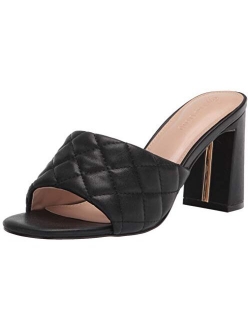 Women's Pattie High Block Heeled Mule Sandal