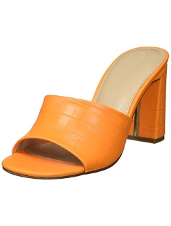 Women's Pattie High Block Heeled Mule Sandal