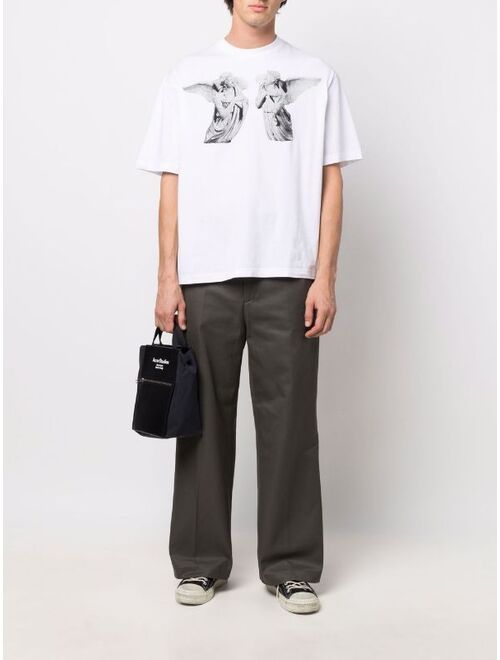 Acne Studios statue-print cotton T-shirt