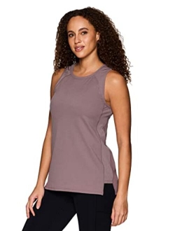 Active Women's Athletic Yoga Everyday Ultra Soft Relaxed High/Low Tank Top