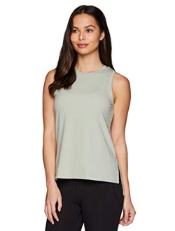 Active Women's Athletic Yoga Everyday Ultra Soft Relaxed High/Low Tank Top