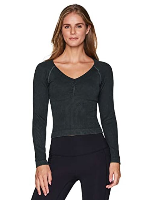 RBX Active Women's Fashion Athletic Yoga Long Sleeve Super Soft T-Shirt