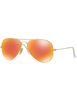 Polarized Sunglasses , RB3025 AVIATOR MIRROR