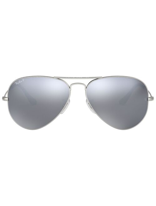 Ray-Ban Polarized Sunglasses , RB3025 AVIATOR MIRROR