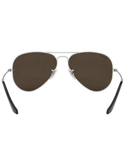 Ray-Ban Polarized Sunglasses , RB3025 AVIATOR MIRROR