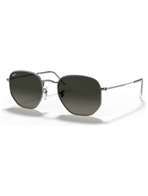 Ray-Ban Unisex Sunglasses, RB3548N 51 HEXAGONAL FLAT LENSES