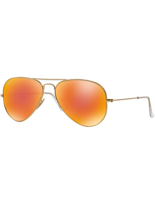 RAY-BAN Sunglasses, RB3025 AVIATOR MIRROR