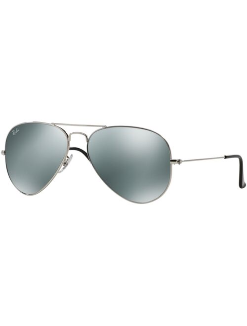 RAY-BAN Sunglasses, RB3025 AVIATOR MIRROR