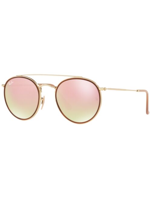 Ray-Ban Sunglasses, RB3647N ROUND DOUBLE BRIDGE