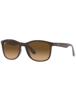 Unisex Polarized Sunglasses, RB4374 56