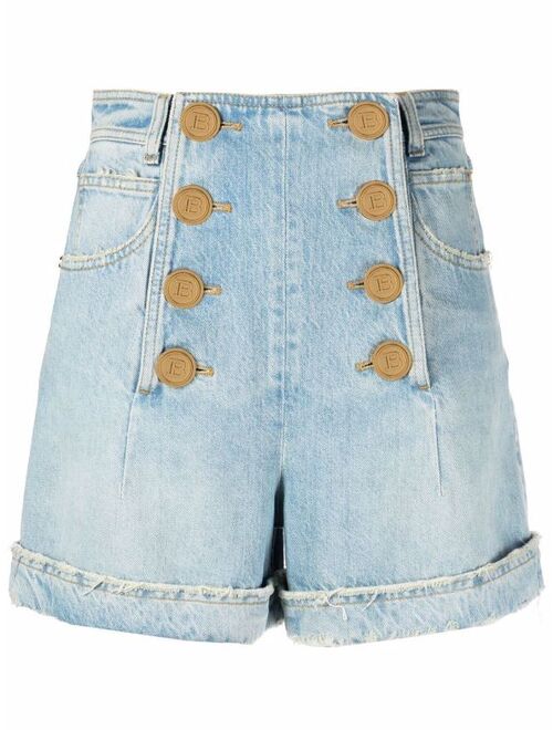 Balmain button-front shorts